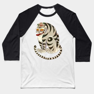 Minhwa: Big Happy Cat B Type (Korean traditional/folk art) Baseball T-Shirt